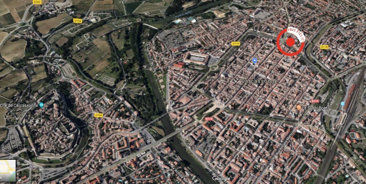 Carcassonne Centre Avec Balcon Et Parking Apartment Exterior photo